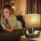 Eggracks by Global Phoenix Fully Dimmable Table Lamp for Bedroom with Nightstand Dual USB Ports and 2 Power Outlets